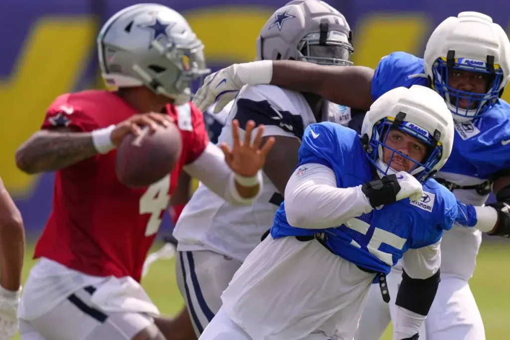 Practice Points: Cowboys' defense dominates Rams in joint practice