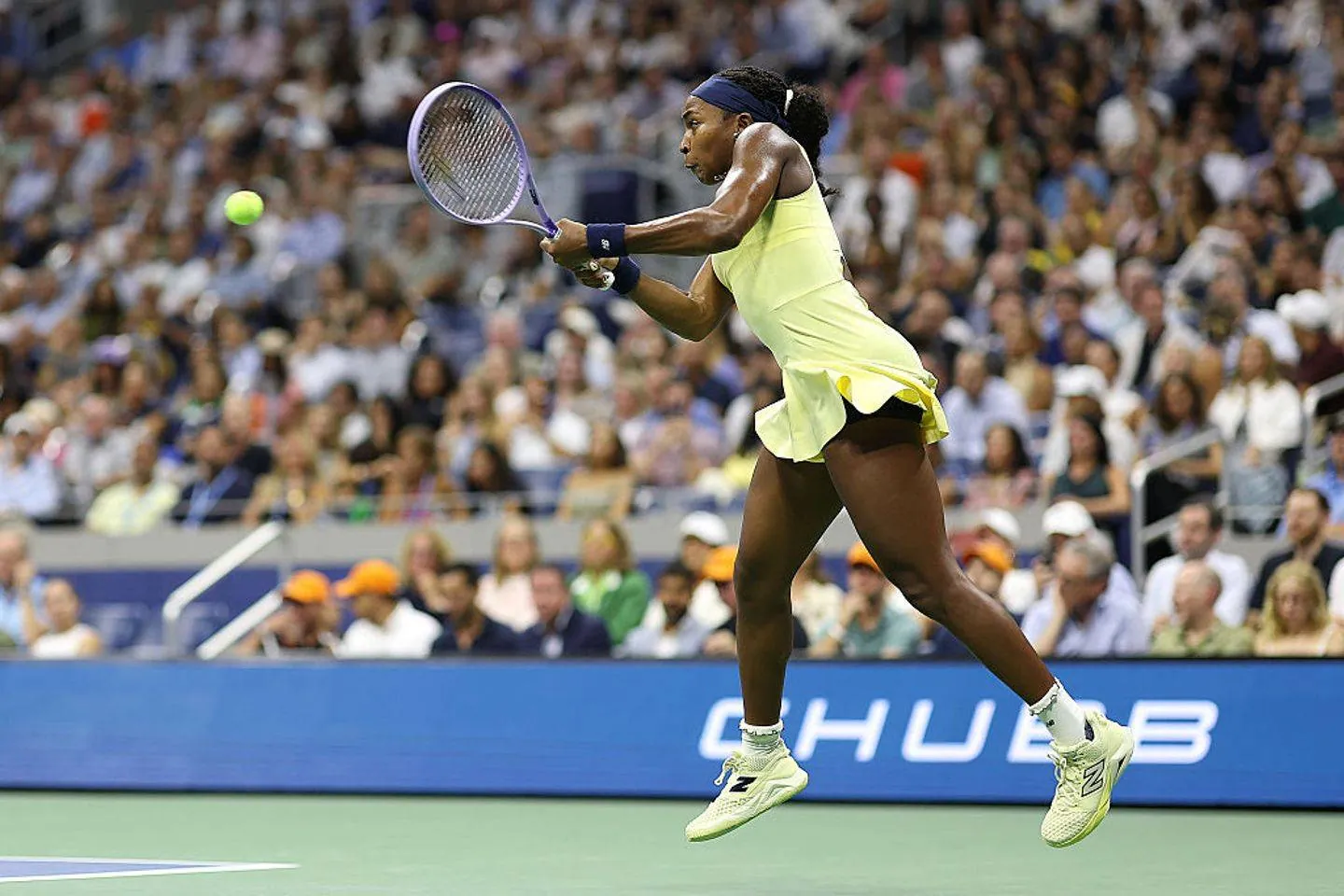 Coco Gauff is facing Elena Rybakina tonight.