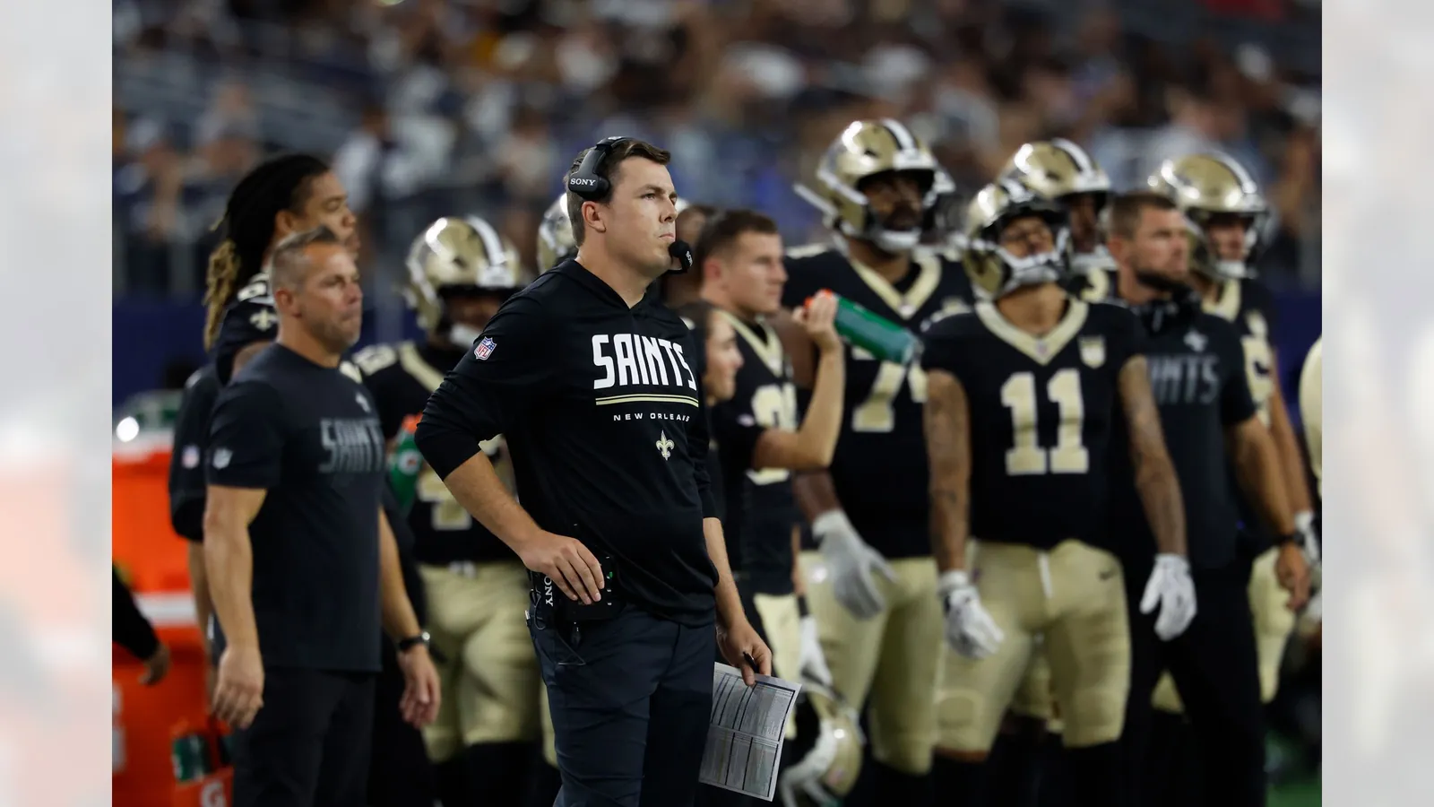 Head coach: Kellen Moore Offensive coordinator: Doug Nussmeier Defensive coordinator: Brandon Staley Special teams coordinator: Phil Galiano (AP Photo/Matt Patterson)